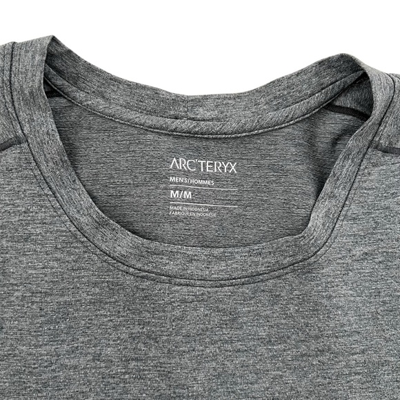 Arc’Teryx Men’s Heathered Gray Cormac Crew Short Sleeve Tee Shirt SZ M - Picture 9 of 11